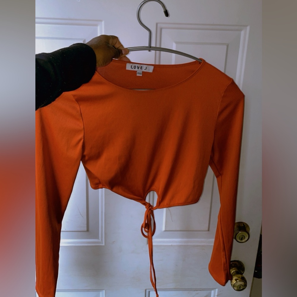 Burn Orange Crop Top